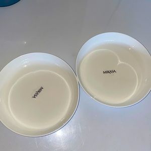 2 pcs brand new Mikasa bone china Samantha dinner bowl